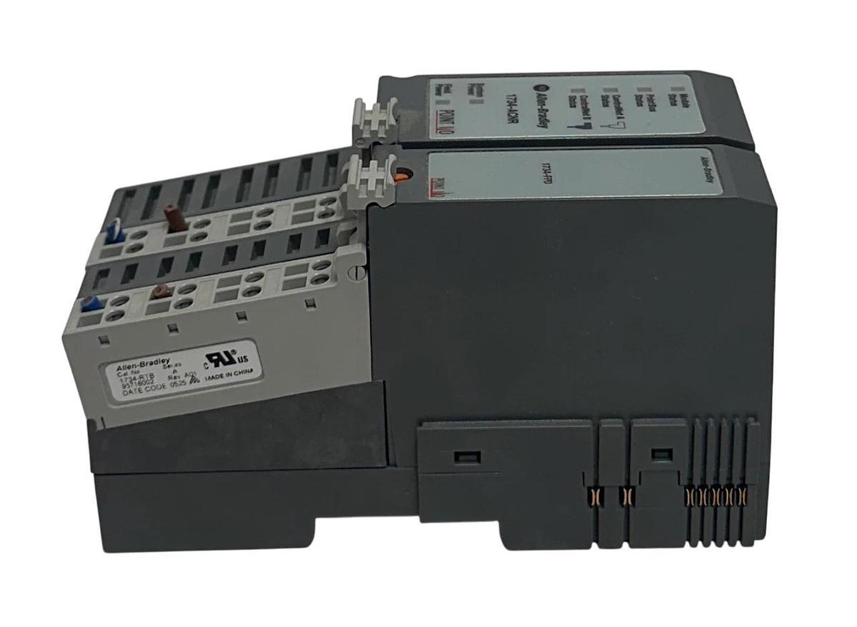 Used ALLEN BRADLEY 1734-ACNR /A POINT I/O NETWORK ADAPTER W/ 1734-FPD /B MODULE USNP