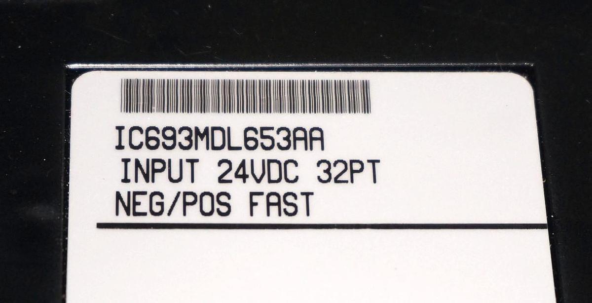 Used GE FANUC IC693MDL653AA INPUT MODULE 32PT NEG/POS FAST 24VDC