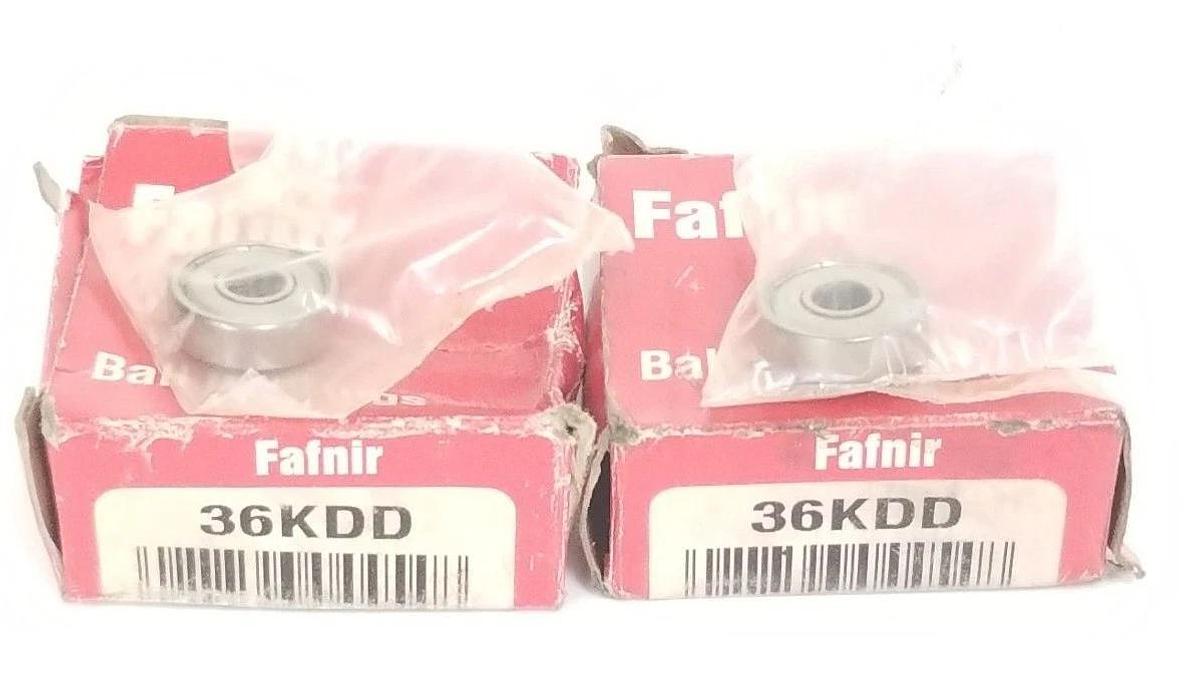 Used LOT OF 2 NIB FAFNIR 36KDD BEARINGS