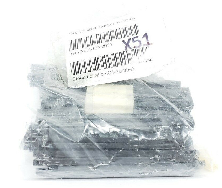 Used LOT OF 51 NEW GENERIC 3104.0091 PROBE ARMS, SHORT T-793-01