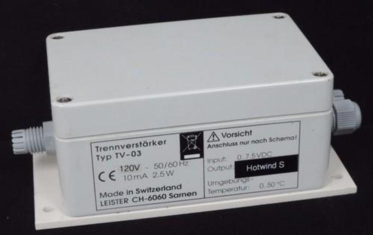 Used LEISTER TYP: TV-03 DATA INTERFACE 120V 50/60HZ