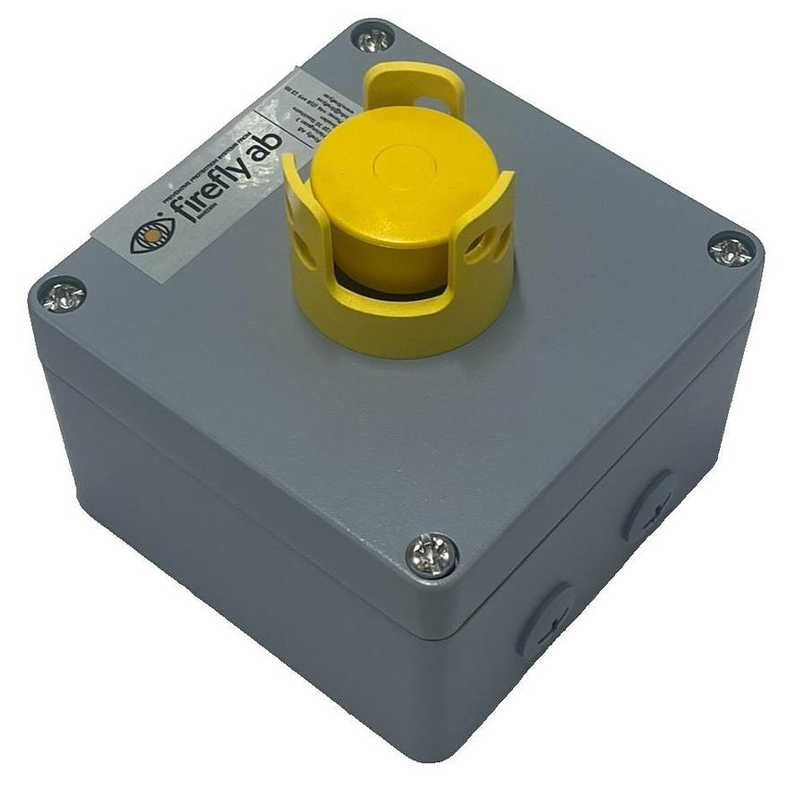 Used FIREFLY AB PB-1-1 Manual Release Push-Button 17000 Fire Suppression Emergency