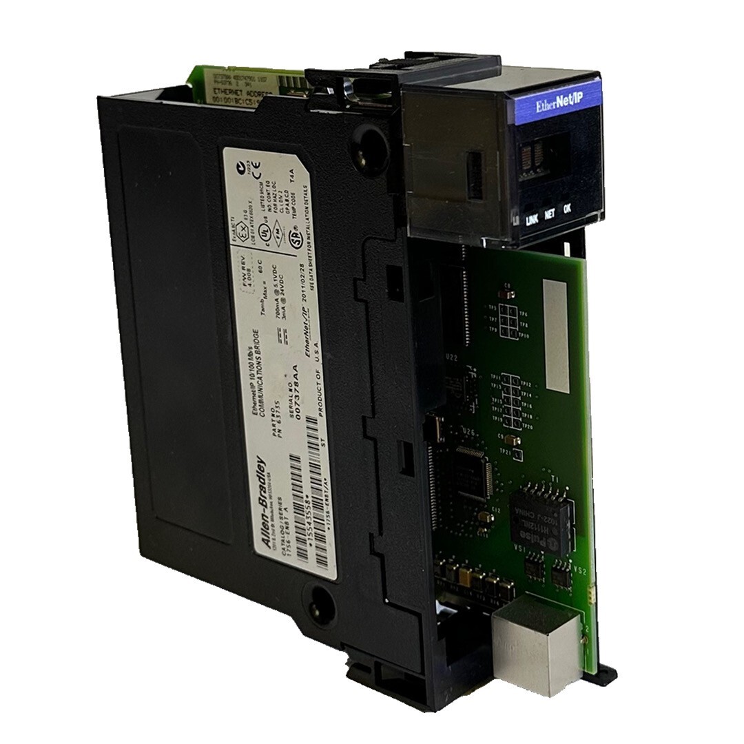 Used ALLEN BRADLEY 1756-ENBT /A ControlLogix EtherNet/IP 10/100Mb/s COMMS MODULE