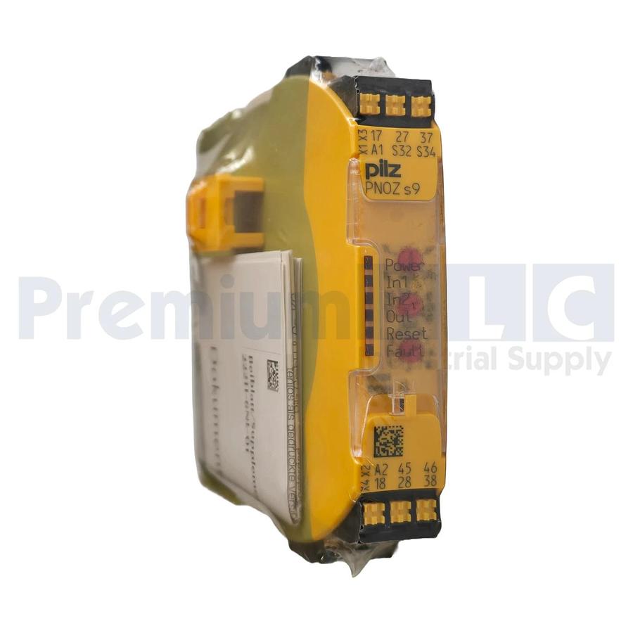 Used PILZ PNOZ s9 C 24VDC 3 n/o t 1 n/c t / 751109 PNOZsigma SAFETY RELAY 24VDC NSFS