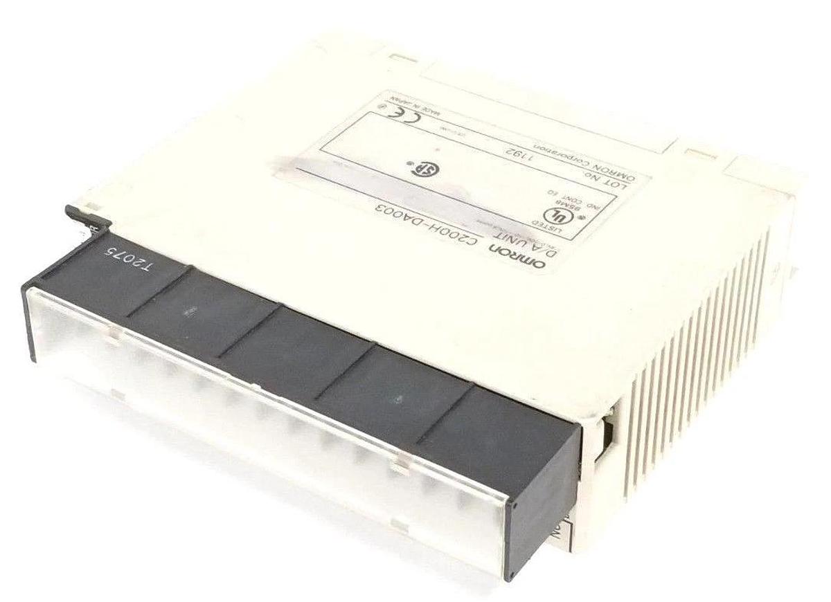Used OMRON C200H-DA003 D/A ANALOG OUTPUT MODULE 1-5V, 0-10V, -10-+10V, 8 PORTS