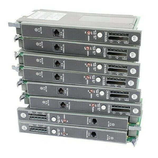 Used LOT OF 8 ALLEN BRADLEY 1771-P4S AC POWER SUPPLY MODULES 120V