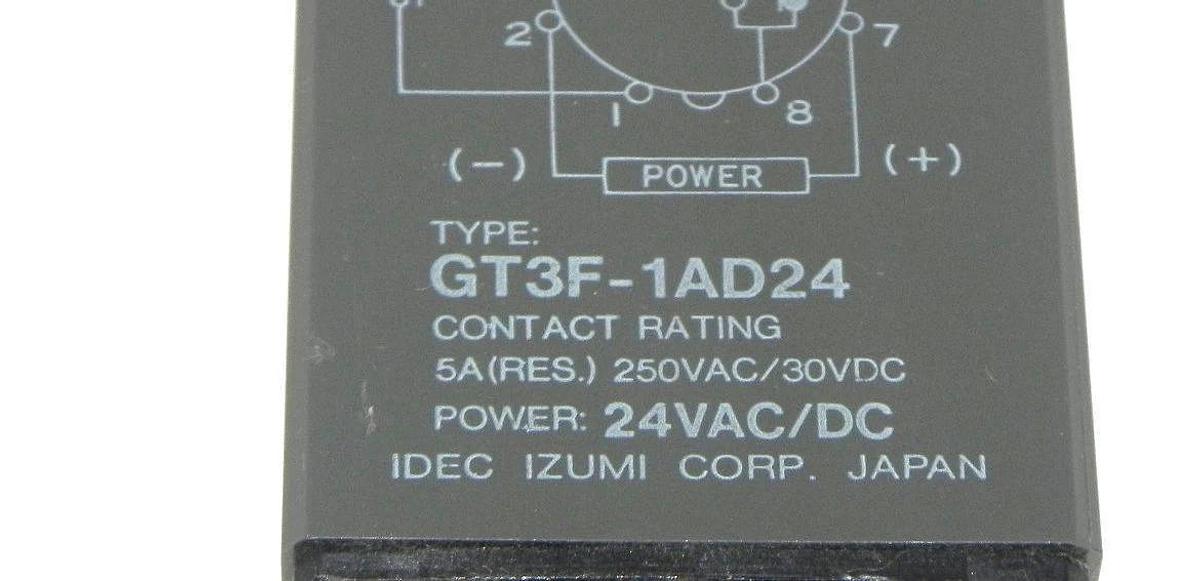 Used IDEC GT3F-1AD24 ELECTRONIC TIMER GT3F1AD24