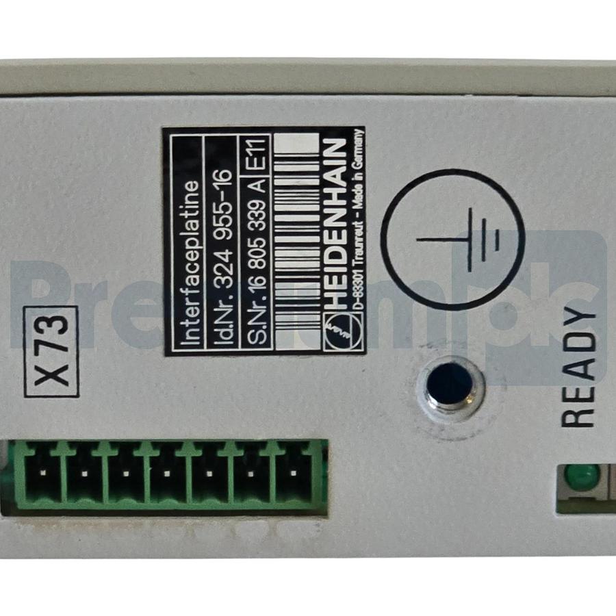 Used HEIDENHAIN 324955-16 Interface Board 1-Axis NC Range 342 955-16 32495516 USPI