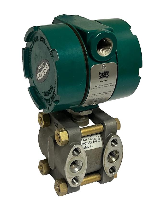 Used FISHER CONTROLS 115-1DP4E22 PRESSURE TRANSMITTER 4-20MA 45VDC 2000PSI 1151DP4E22