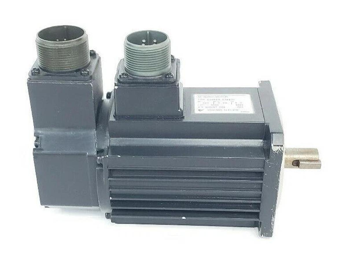 Used YASKAWA USAREM-03BE2K AC SERVO MOTOR W/ UTOPI-150VD INCR. ENCODER USAREM03BE2K