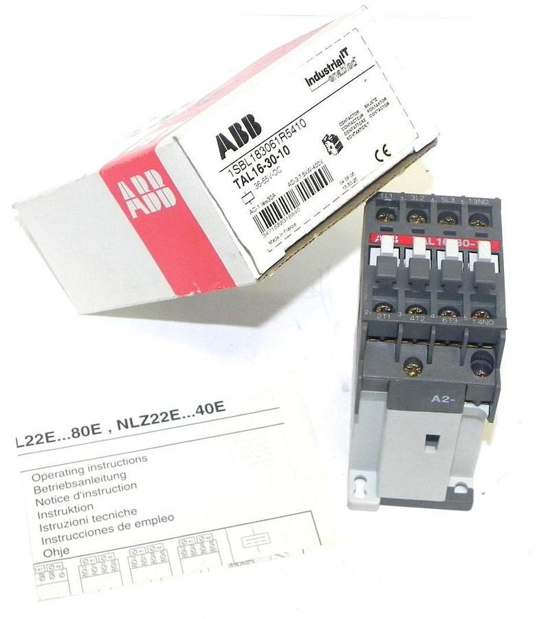 Used NIB ABB TAL16-30-10 CONTACTOR 1SBL183061R5410