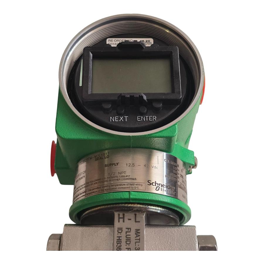 Used SCHNEIDER FOXBORO IDP10S HART PRESSURE TRANSMITTER IDP10S-T23B21FM-M2L1B1T NSMP