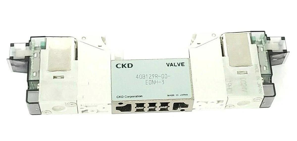 Used NIB CKD 4GB129R-00-E0NH-3 PILOT CONTROL VALVE DC24V 4GB129R00E0NH3