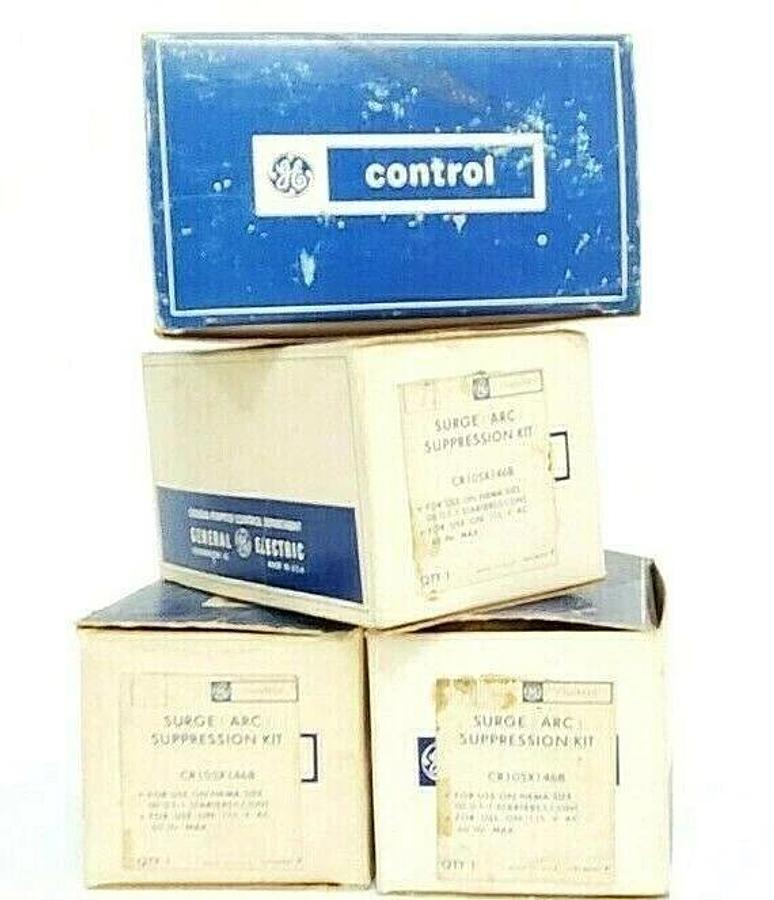 Used LOT OF 4 NIB GENERAL ELECTRIC CR105X146B SURGE (ARC) SUPPRESSION KITS