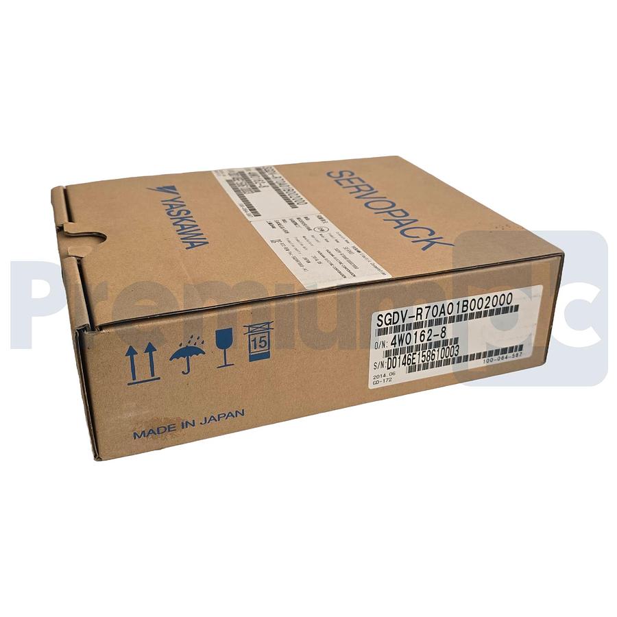 Used YASKAWA ELECTRIC SGDV-R70A01B002000 SIGMA-5 SERVOPACK SERVO AMPLIFIER 50W NSMP