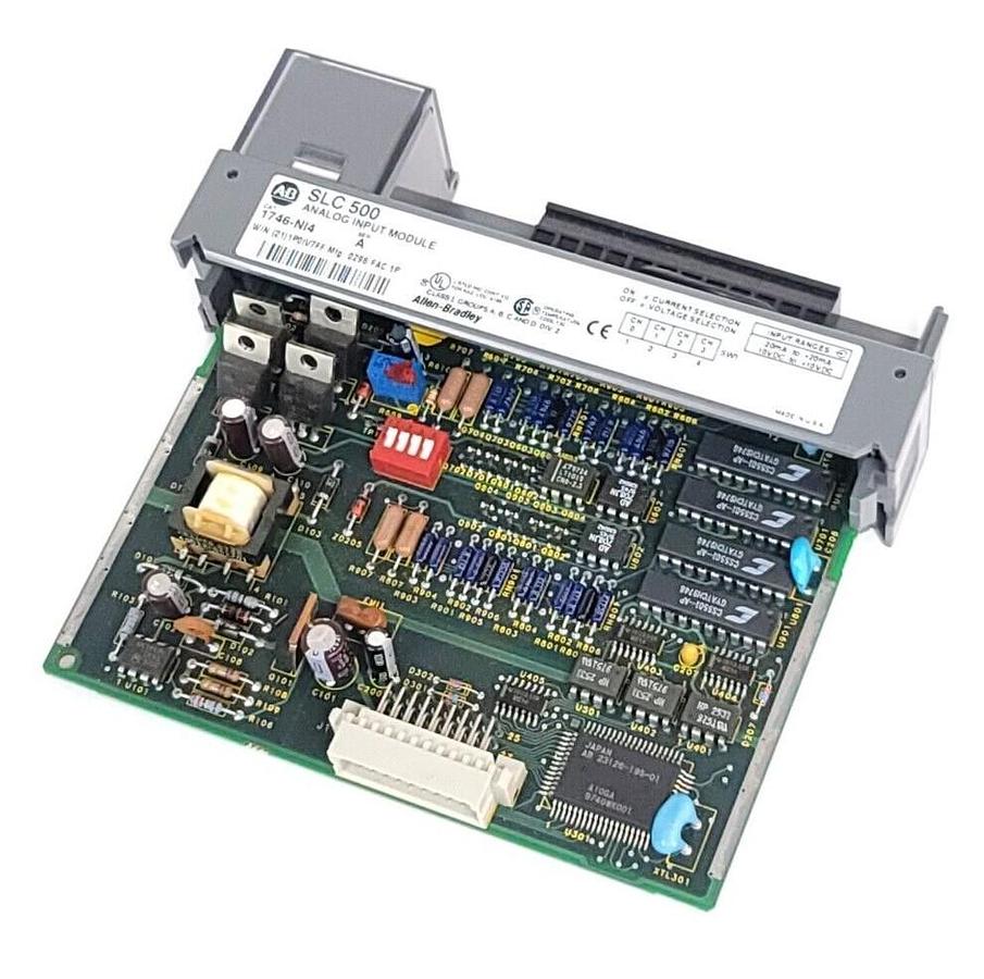 Used ALLEN BRADLEY 1746-NI4 /A SLC 500 ANALOG INPUT MODULE 1746NI4 *SEE PICS
