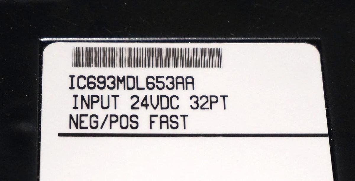 Used GE FANUC IC693MDL653AA INPUT MODULE 32PT NEG/POS FAST 24VDC