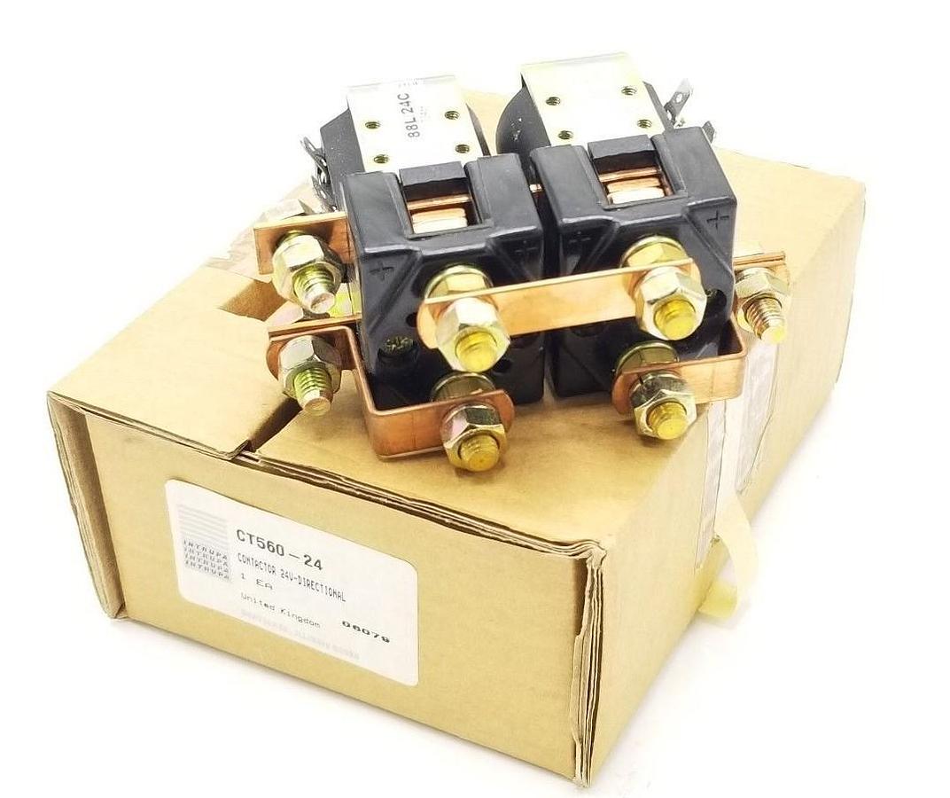 Used NIB INTRUPA CT560-24 CONTACTOR, DIRECTIONAL, 24V, 88L/24C 3345KI, CT56024