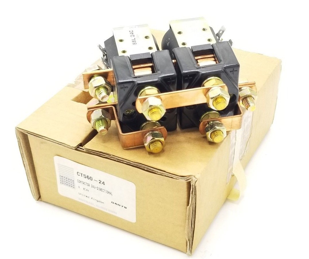 Used NIB INTRUPA CT560-24 CONTACTOR, DIRECTIONAL, 24V, 88L/24C 3345KI, CT56024