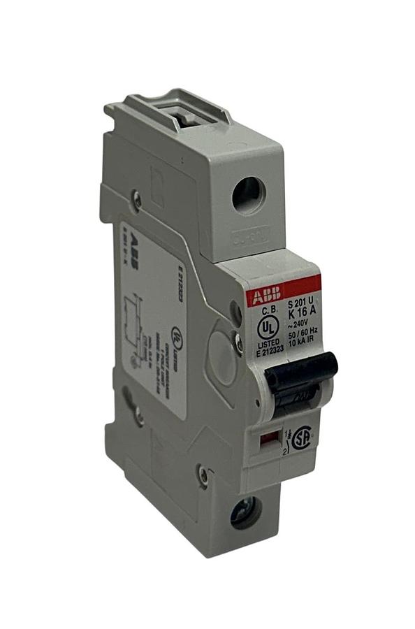 Used ABB S201U-K16 / S201U-K16A MINI CIRCUIT BREAKER 240V 16A OEM NSNP