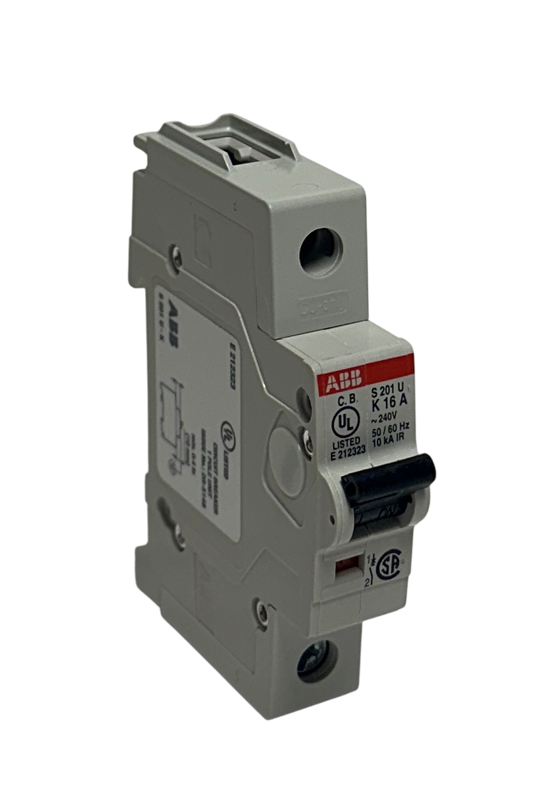Used ABB S201U-K16 / S201U-K16A MINI CIRCUIT BREAKER 240V 16A OEM NSNP