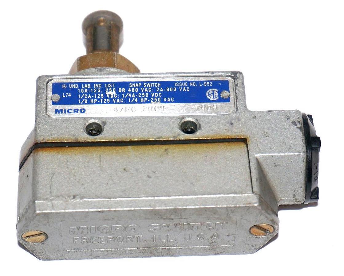 Used MICRO SWITCH BZE6-2RQ9 LIMIT SWITCH BZE62RQ9