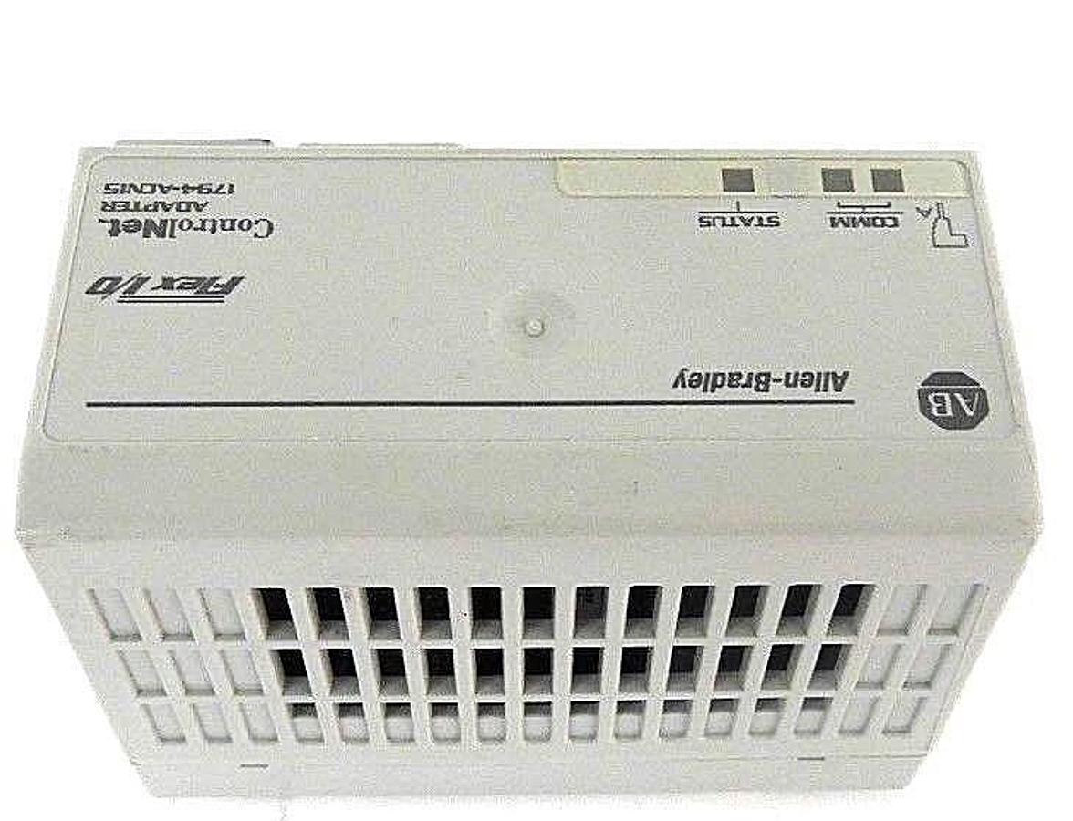 Used ALLEN BRADLEY 1794-ACN15 FLEX I/O CONTROLNET ADAPTER 1794ACN15, SER. C, REV. A01