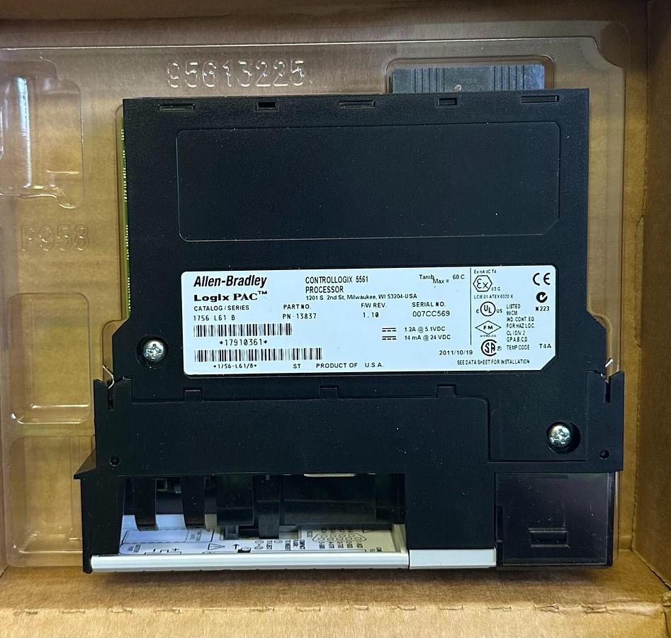 Used REPAIRED ALLEN BRADLEY 1756-L61 /B ControlLogix 5561 PROCESSOR Logix PAC 1756L61
