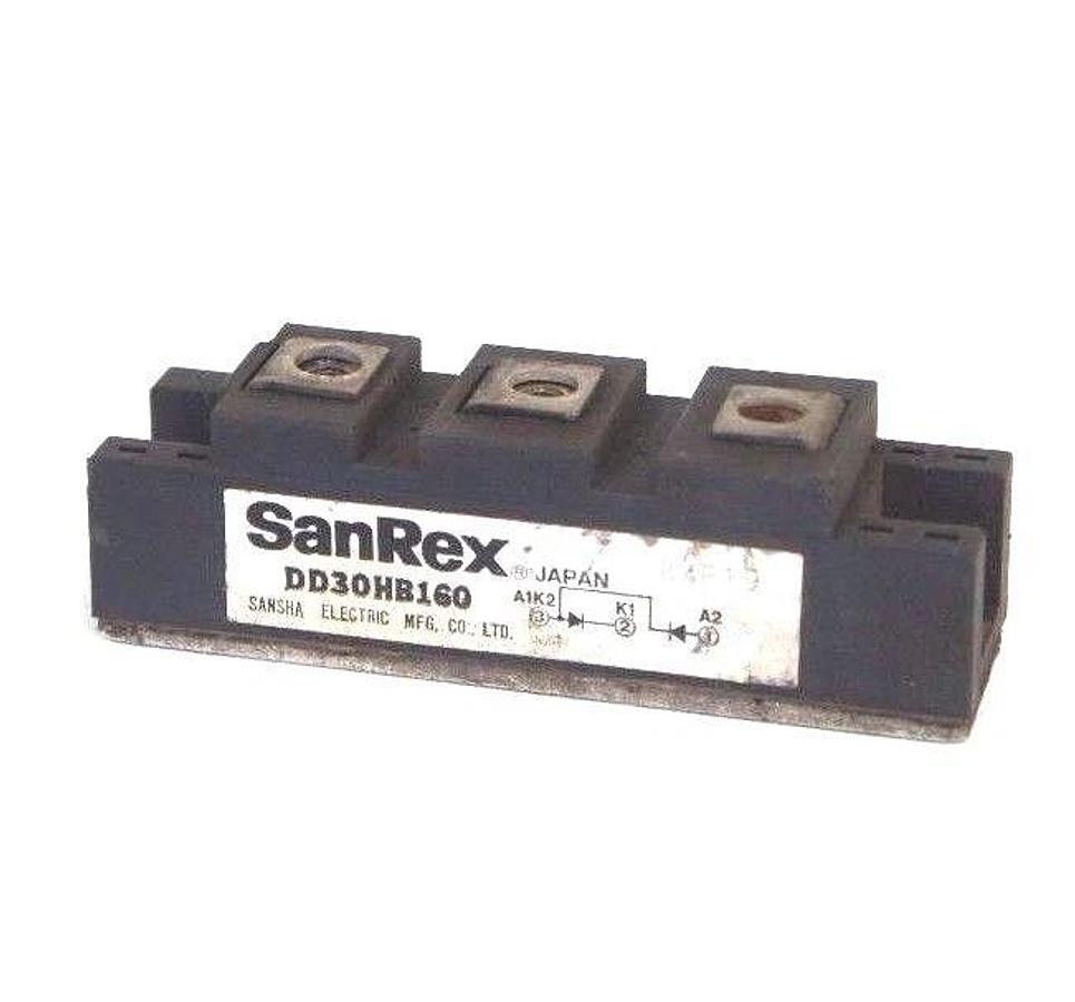 Used SANREX DD30HB160 POWER MODULE 30A, 1600V