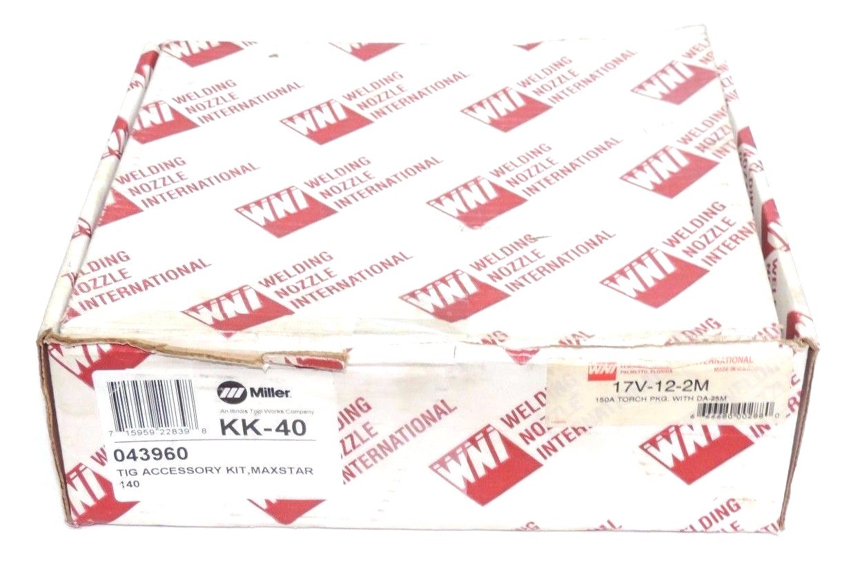 Used WNI MILLER 043960 MAXSTAR 140 TIG ACCESSORY KIT KK-40 17V-12-2M