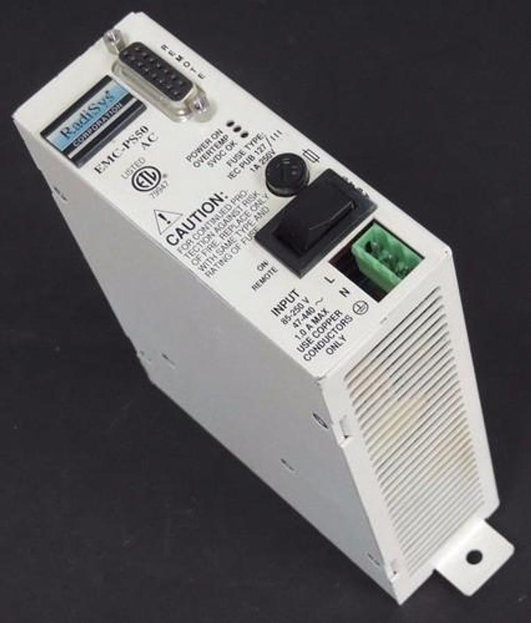 Used RADISYS EMC-PS50 AC POWER SUPPLY INPUT 85-250V 1.0A MAX EMCPS50