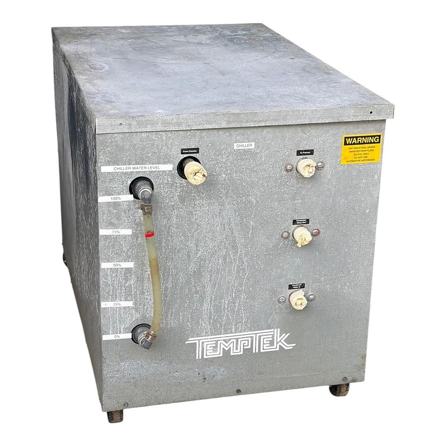 Used TempTek CF-2W 2 Ton Water Cooled Portable Chiller 460V 3PH R410A