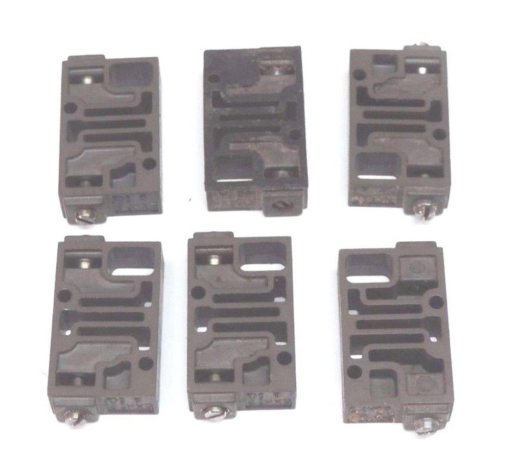 Used LOT OF 6 NUMATICS EXH MANIFOLD END PLATES 239-458
