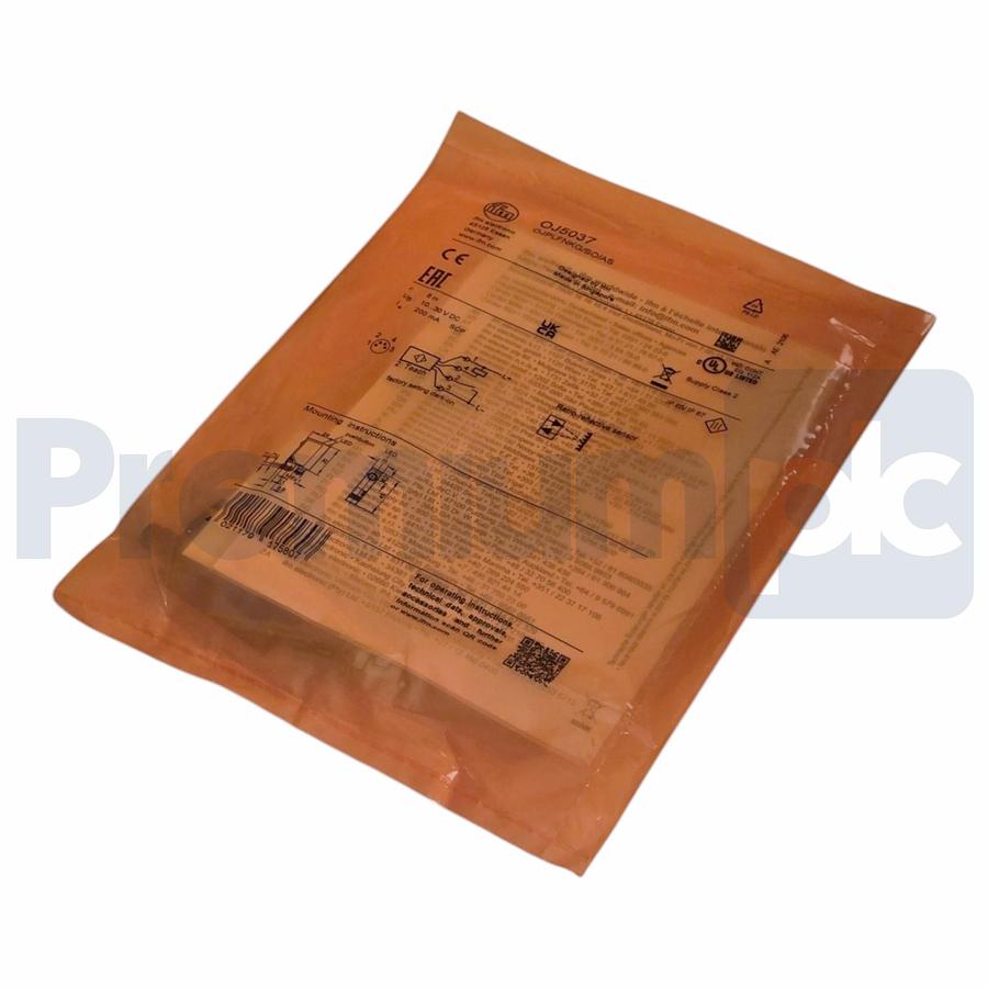 Used ifm OJ5037 Compact, Retro-reflective LASER Sensor OJPLFNKG/SO/AS 24VDC M6 NSFS