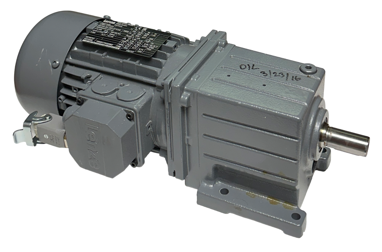 Used LENZE GST04-2M VBR 071C42 / MDEMAXX 071-42 / 15272455 HELICAL GEAR MOTOR USNP