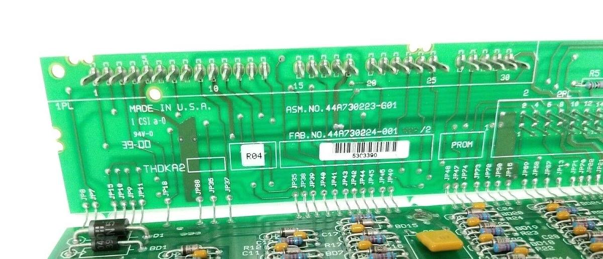 Used GE FANUC 44A730223-G01 GENIUS BOARD THDKA2 44A730224-001R02/2