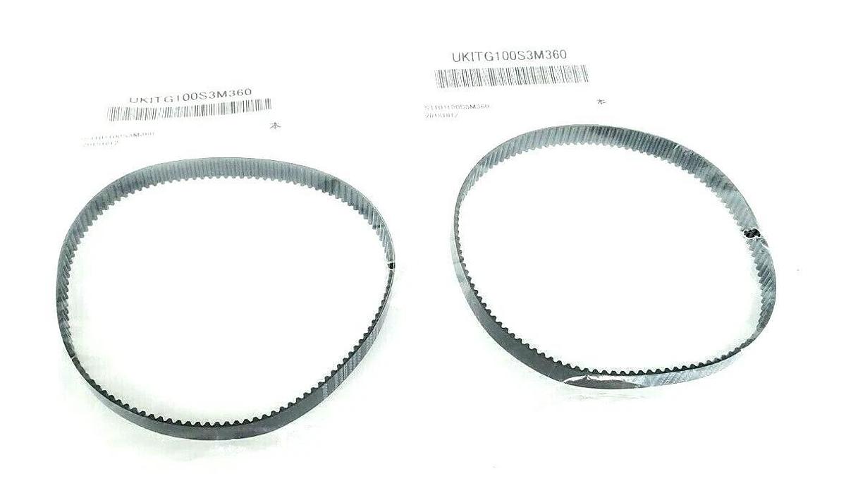 Used LOT OF 2 NEW MISUMI HTUN360S3M-100 HIGH TORQUE TIMING BELTS HTUN360S3M100