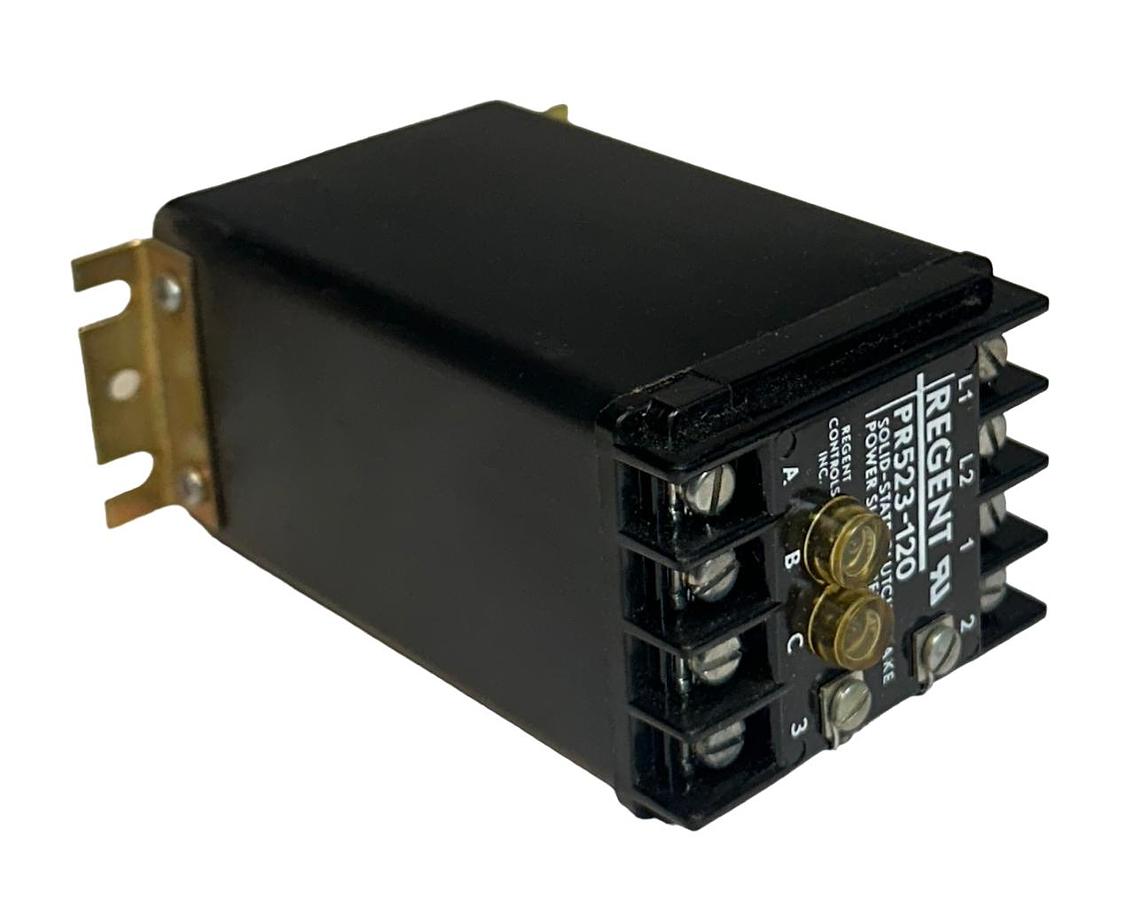 Used REGENT CONTROLS PR523-120 / PR523120 SOLID-STATE CLUTCH BRAKE RELAY 120VAC NSMP