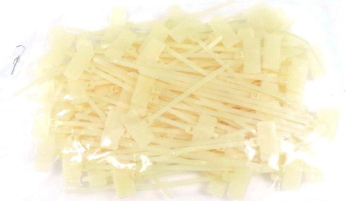 Used NEW SPC VOLTREX 8409-0354 NYLON MARKER CABLE TIES (100 PCS.) 84090354