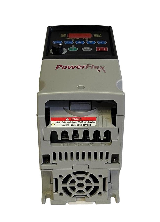 Used ALLEN BRADLEY 22A-D2P3N104 /A PowerFlex 4 AC DRIVE 0.75kW/1.0HP 22AD2P3N104