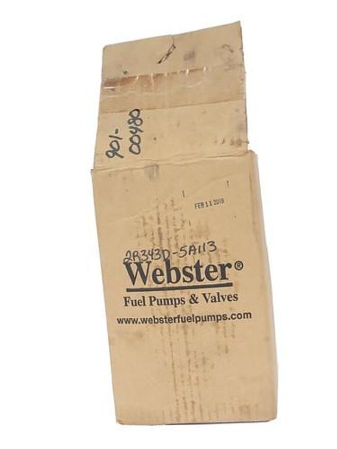 Used NEW WEBSTER 2R343D-5AI13 R-SERIES FUEL PUMP 1725RPM 2R343D5AI13