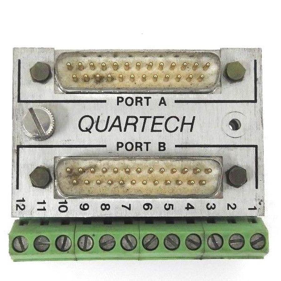 Used QUARTECH 600P17H03 CIRCUIT BOARD W/ CONNECTORS