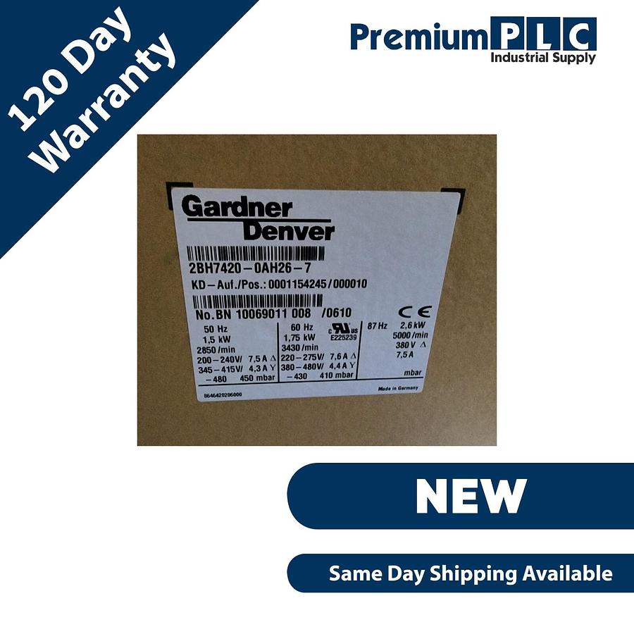 Used NEW GARDNER DENVER 2BH7420-0AH26-7 G-BH7 REGENERATIVE BLOWER 8646420206000