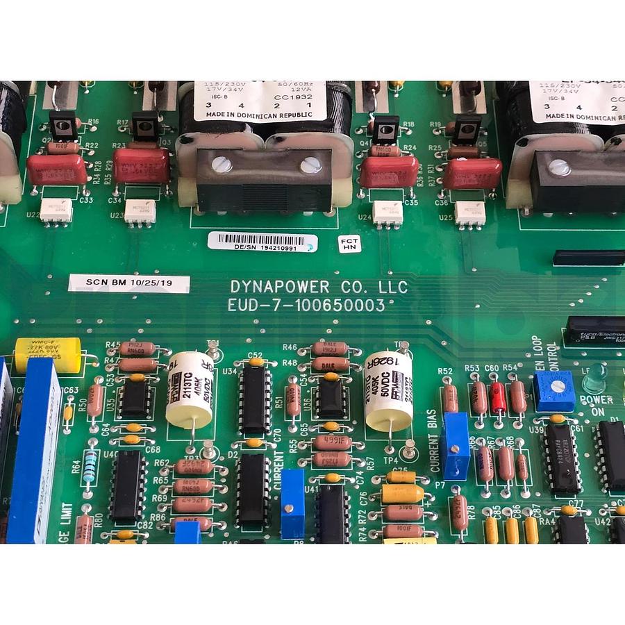DYNAPOWER CO. EUD-7-100650003 SCN BM POWER CONTROL BOARD EUD7100650003 NSNP