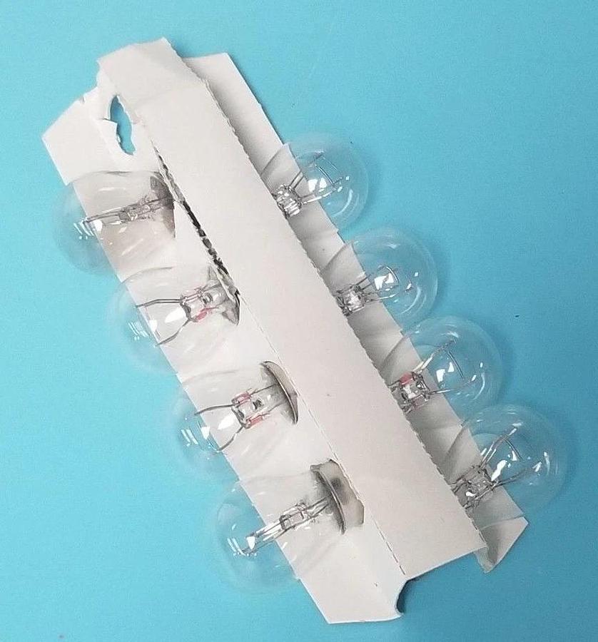 BOX OF 8 NEW YALE 901162818 STOP & TAIL LAMP BULBS EIKO 1157, 12V32/3CP