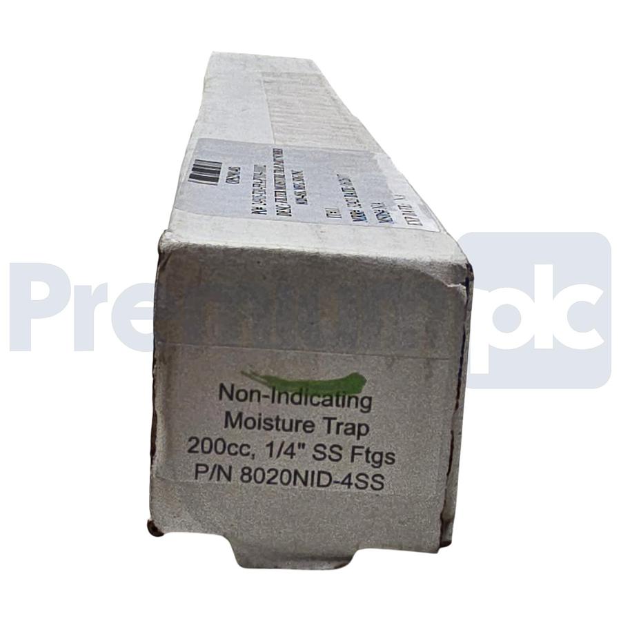 Used SDG Inc 8020NID-4SS Non-Indicating Moisture Trap 200cc 1/4" SS 8020-4SS NEW