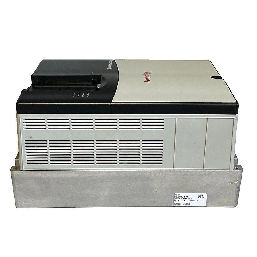 Used ALLEN BRADLEY 20AD040A3AYNANC0 PowerFlex 70 AC DRIVE 22kW/30HP 400-480V 4.001