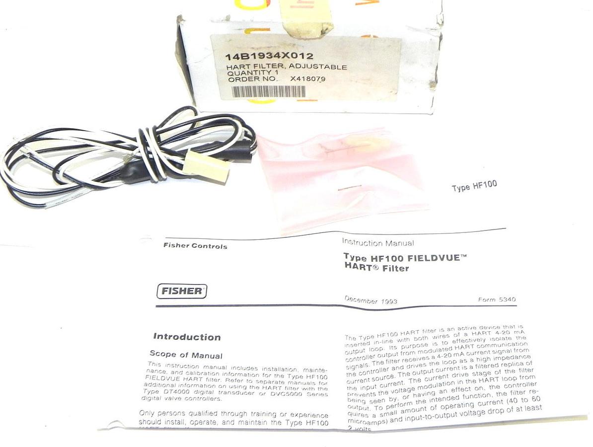 NIB FISHER 14B1934X012 HART FILTER