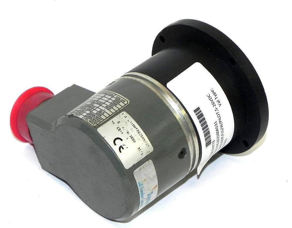 Used DYNAPAR HA5262500A531 ENCODER , FLG/W/PILOT, 5-26VDC