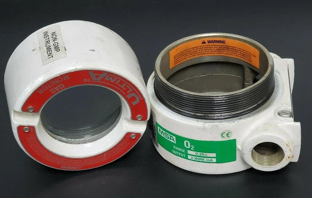 Used MSA / ULTIMA 1169-BA GAS MONITOR BEZEL & 1164-AA BASE 1164AA 1169BA